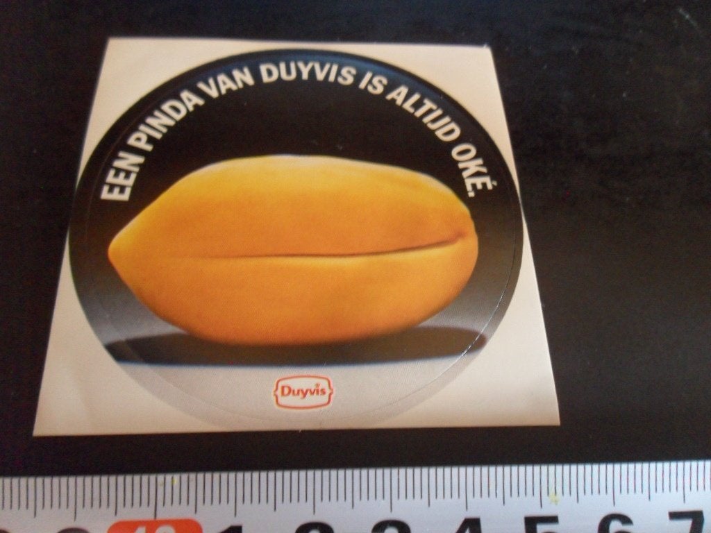 sticker een pinda van duyvis is altijd oké, Verzamelen, Ophalen, Zo goed als nieuw