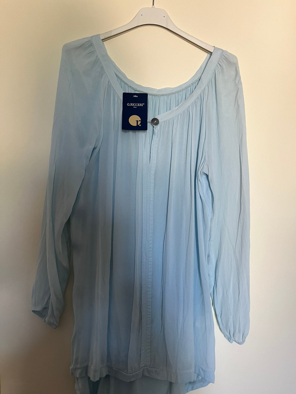 G.Ricceri Tuniek/blouse mt S/M, Kleding | Dames, Ophalen of Verzenden, Nieuw, Maat 36 (S), Blauw
