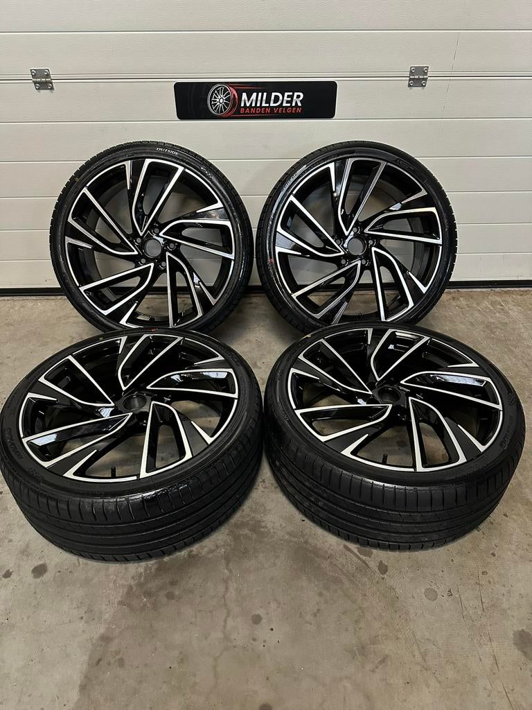 Volkswagen Adelaide Look velgen+Zomer banden 19” 5x112 nieuw, 19 inch, Banden en Velgen, Nieuw, Milder banden en velgen