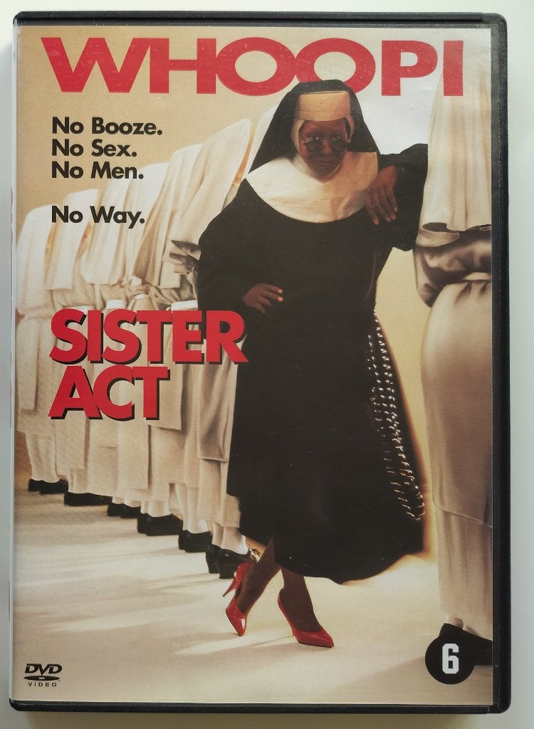 Sister Act (1992), Cd's en Dvd's, Dvd's | Komedie, Zo goed als nieuw, Overige genres, Vanaf 6 jaar, Ophalen of Verzenden