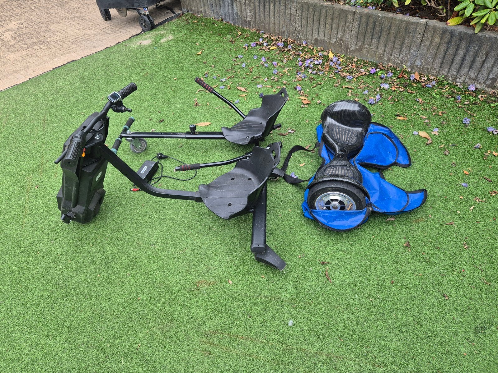 Elektrische Drift Trike scooter met Hoverboard en Accessoire, Ophalen, Gebruikt, Overige typen, Onbekend