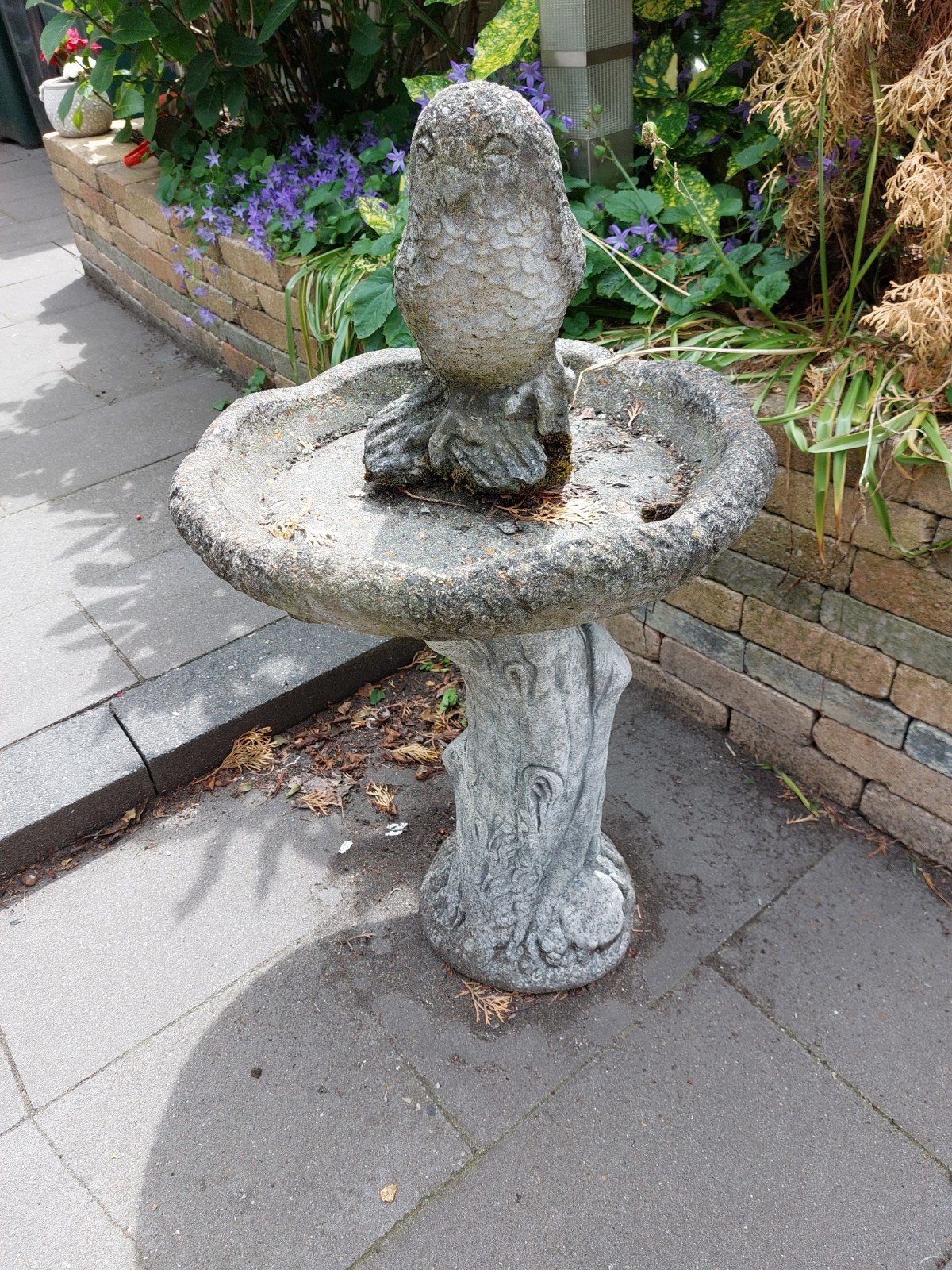 Drinkbak vogels, Tuin en Terras, Ophalen, Beton
