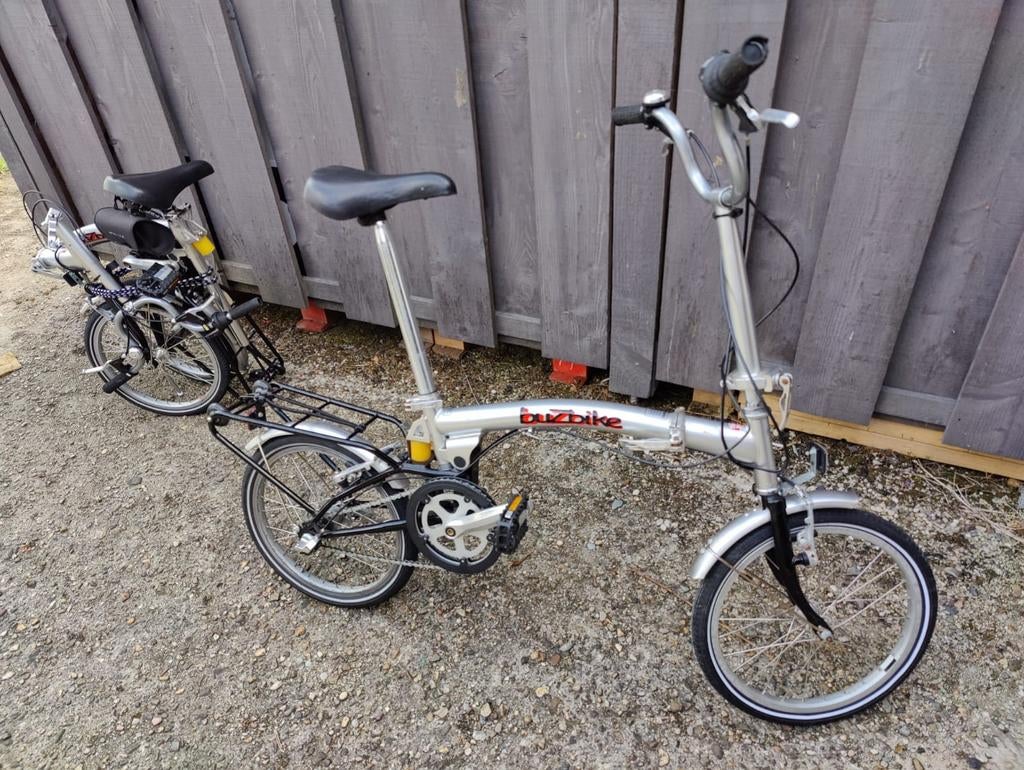 2x Buzbike vouwfiets – 3 versnellingen – compact & ideaal vo, Fietsen en Brommers, Fietsen | Vouwfietsen, Ophalen, Zo goed als nieuw