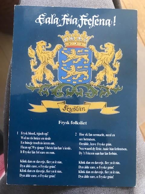 Friese volkslied, Ophalen of Verzenden, Voor 1920, Ongelopen, Sterren en Beroemdheden