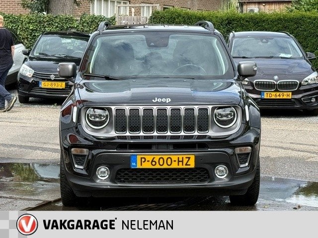 JEEP Renegade 1.3T 180pk 4WD AT9 Limited rijklaarprijs bovag, Auto's, 12 maanden, Stof, Gebruikt, 4 cilinders