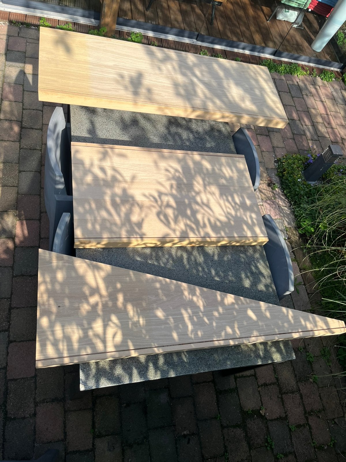 Overzet treden, Ophalen, Nieuw, Hout