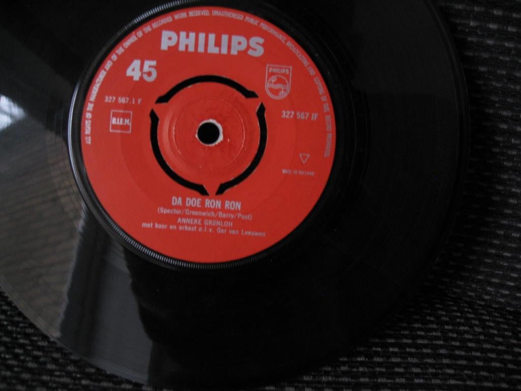 single Anneke Gronloh – Da Doe Ron Ron -  Wladimir  1963, Ophalen of Verzenden, Gebruikt, Pop, Single