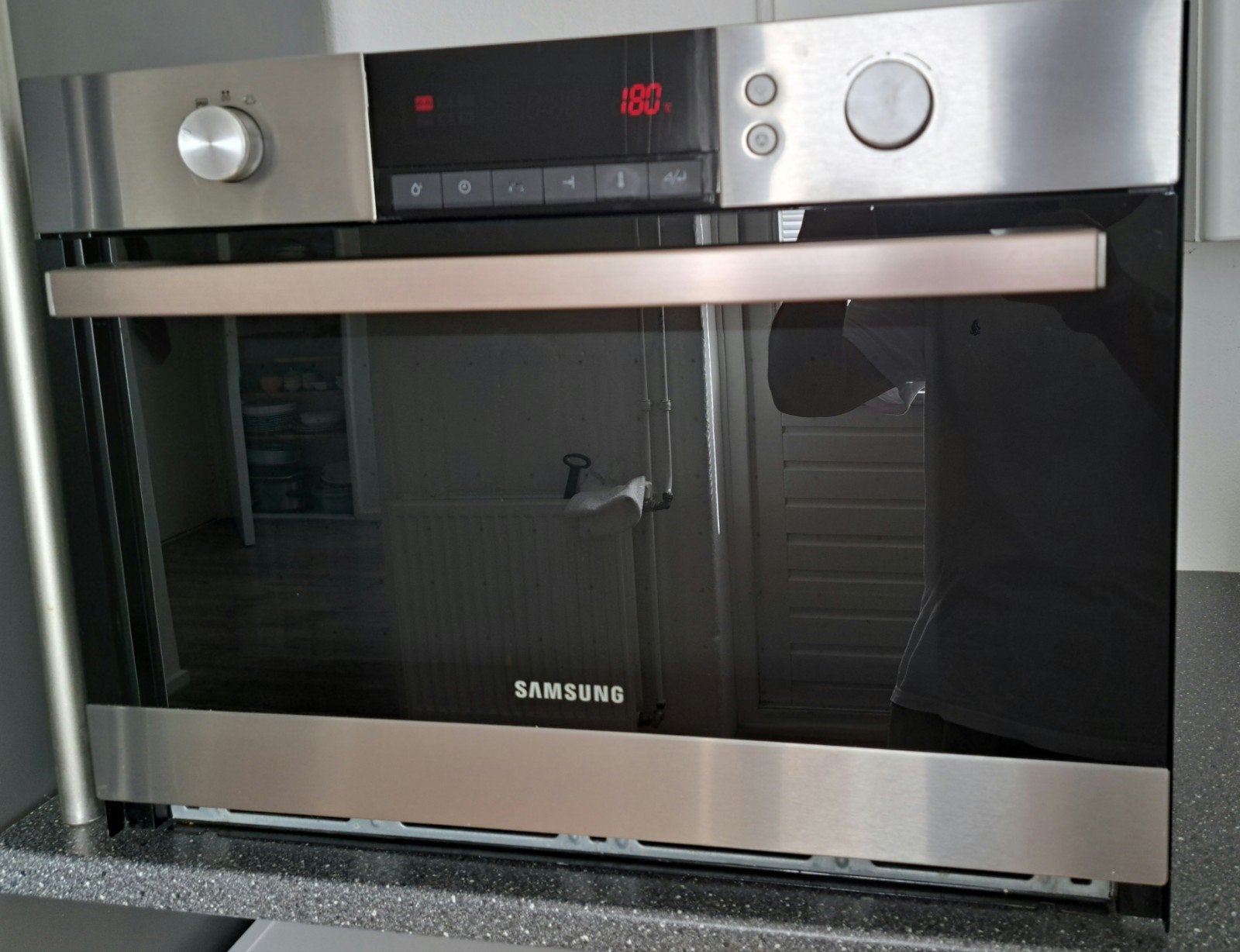 SAMSUNG FQ115T002 Inbouw Magnetron/Oven 42cm, Witgoed en Apparatuur, Ovens, Ophalen of Verzenden, Gebruikt