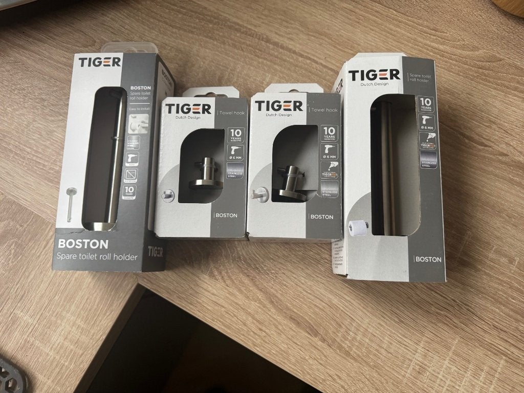 Tiger Boston RVS geborsteld, Overige kleuren, Overige merken, Overige typen, Nieuw