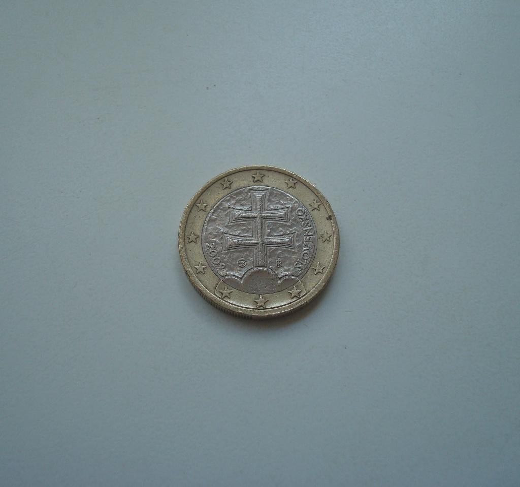 1 Euro Slowakije 2009 UNC, Postzegels en Munten, Munten | Europa | Euromunten, Ophalen, Slowakije, 1 euro