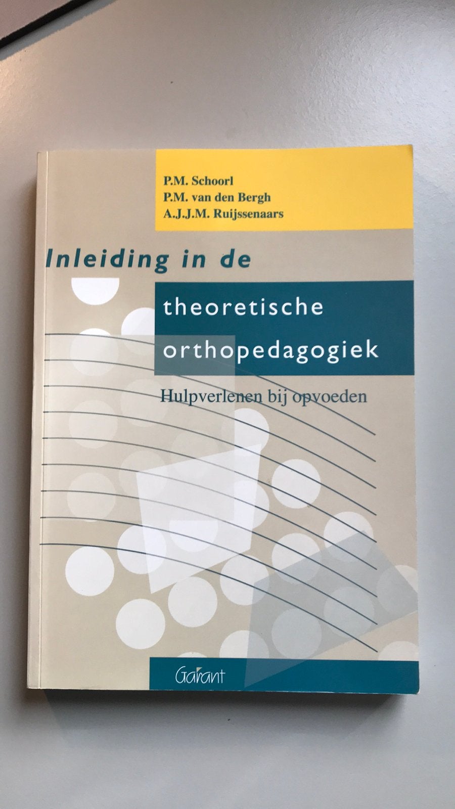 Inleiding in de theoretische orthopedagogiek, Boeken, Sociale wetenschap, Ophalen of Verzenden, Zo goed als nieuw, A.J.J.M. Ruijssenaars; P.M. Schoorl; P.M. van den Bergh