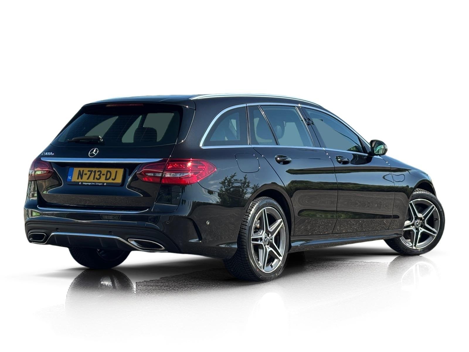 Mercedes-Benz C-klasse Estate 300e AMG ✅ Leder ✅ Camera, Auto's, Mercedes-Benz, Automaat, 320 pk, Hybride Elektrisch/Benzine, 84 €/maand