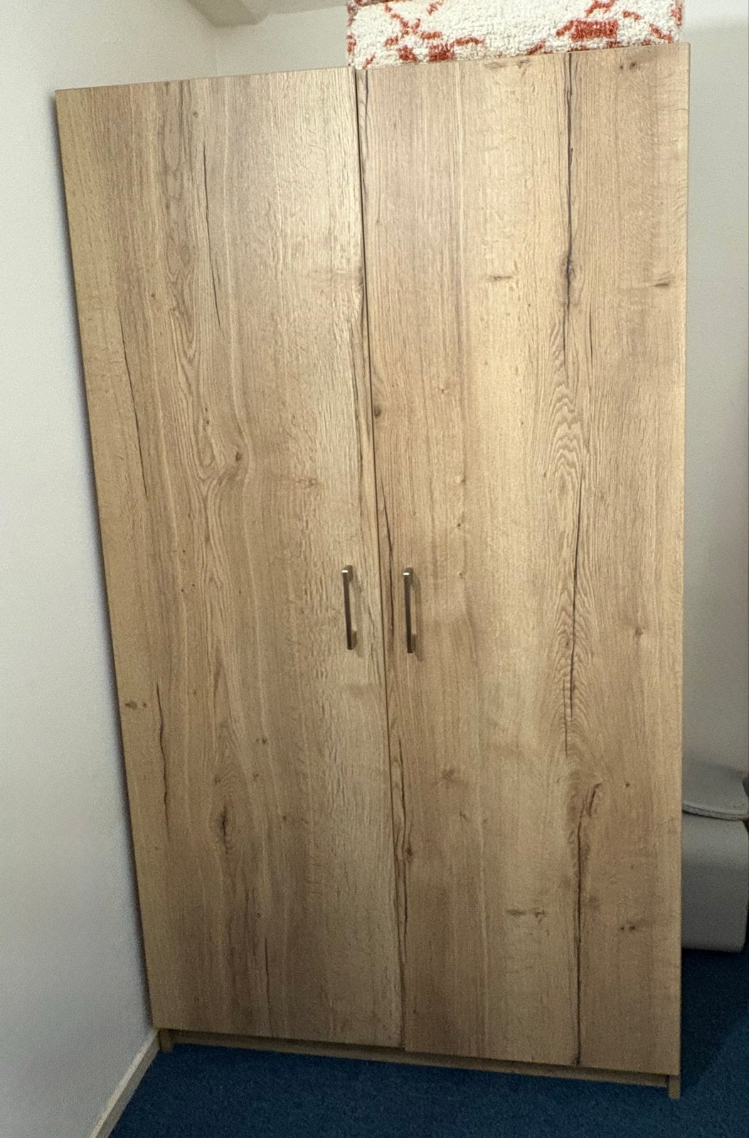Stevige IKEA kast met hanggedeelte en vakken, Ophalen, Met plank(en), Gebruikt, 50 tot 100 cm