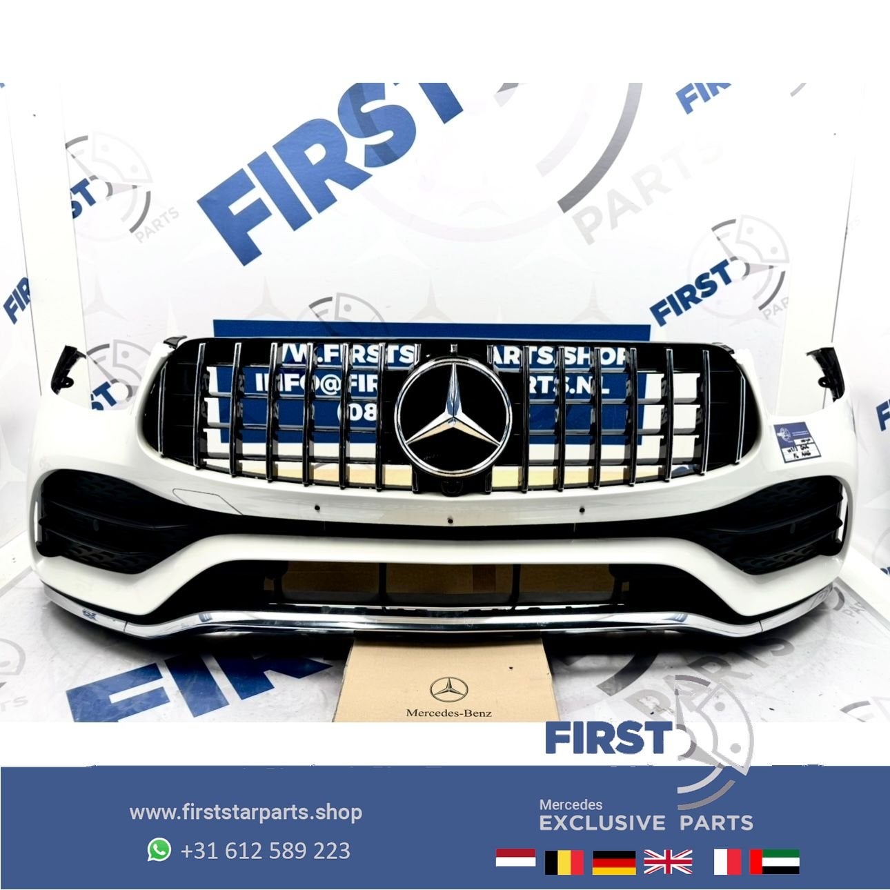 X253 C253 GLC BUMPER GLC43 AMG A2538855904 FACELIFT VOORBUMP, Gebruikt, -, Voor, Ophalen of Verzenden