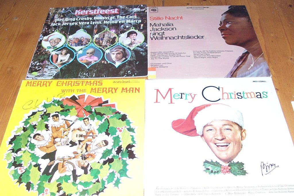 kerst platen 6 lp's met o.a.bing crosby-merry man, Ophalen of Verzenden, Gebruikt, 12 inch, LP