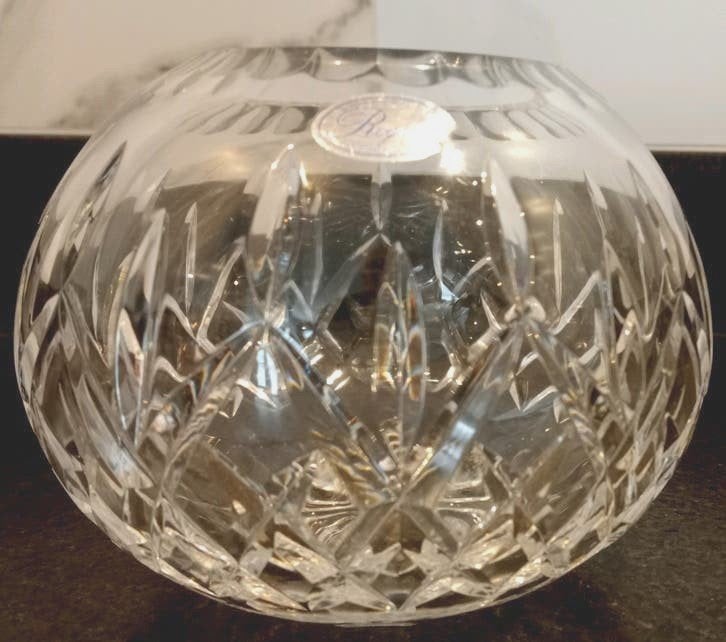Rogaska Grote Bol Vaas Kristal, Ophalen of Verzenden