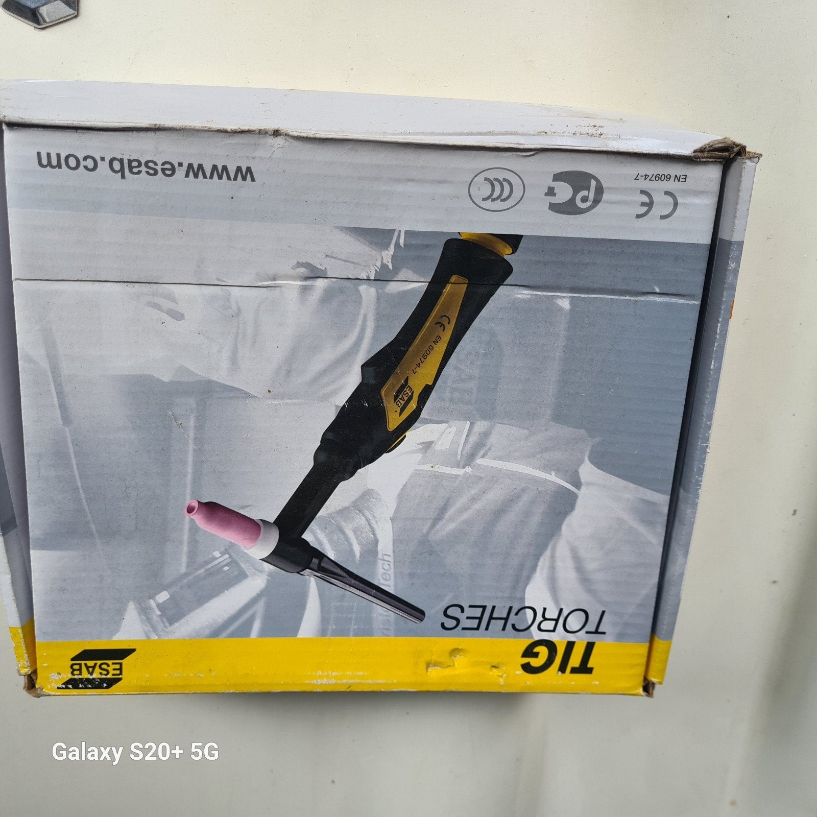 Esab tigtoorts, Ophalen, Nieuw, 150 tot 250 ampère, Tig