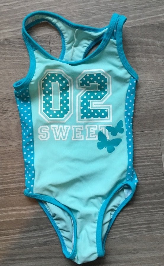 Nieuw aquablauw badpakje Maat 92., Kinderen en Baby's, Meisje, Badpak, Nieuw, Ophalen of Verzenden