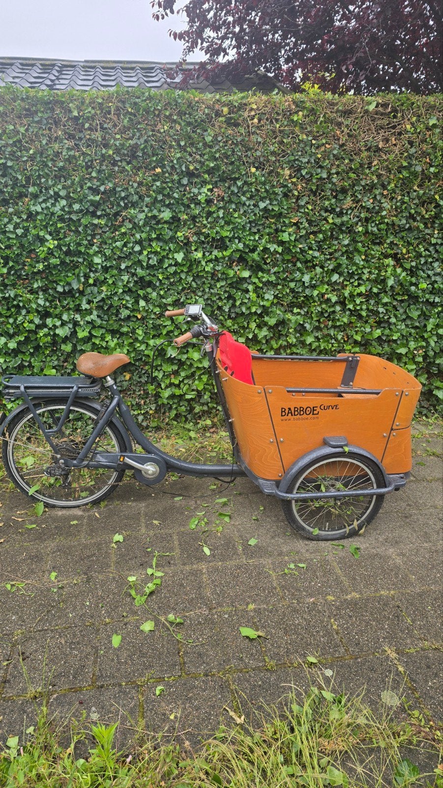Babboe Curve bakfiets met extra accu, Gebruikt, Elektrisch, Ophalen of Verzenden, 2 kinderen
