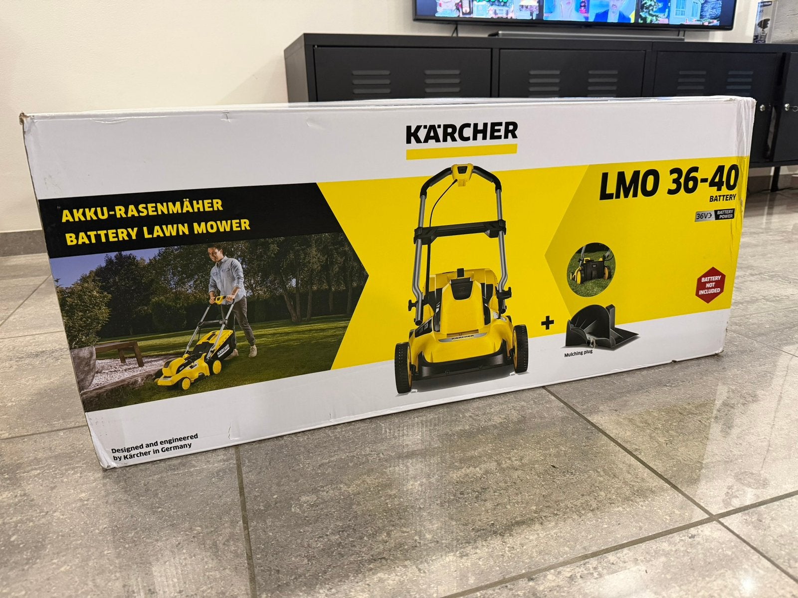 Nieuwe Kärcher LMO 36-40 Accu Grasmaaier, Tuin en Terras, Mulchfunctie, Kärcher, Accu-grasmaaier, Nieuw