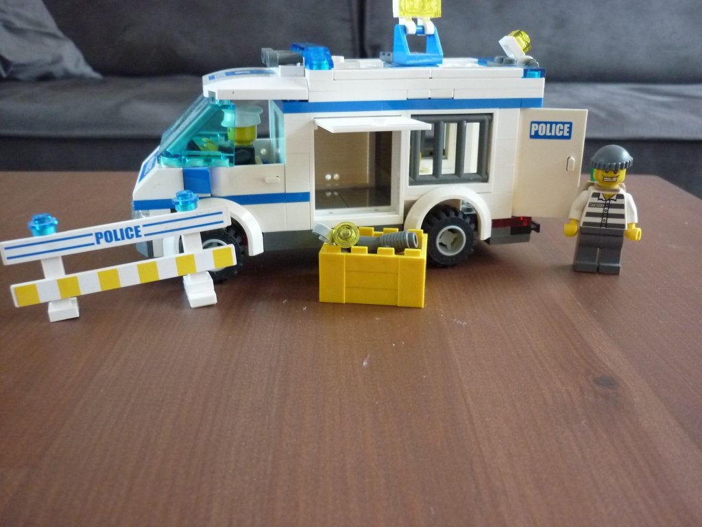 LEGO City 7286 – Gevangenentransport, City, Lego, Ophalen of Verzenden, Zo goed als nieuw