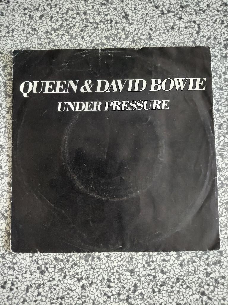 Queen en David Bowie op een Duitse EMI single uit 1981, Verzenden, Gebruikt, 7 inch, Poprock
