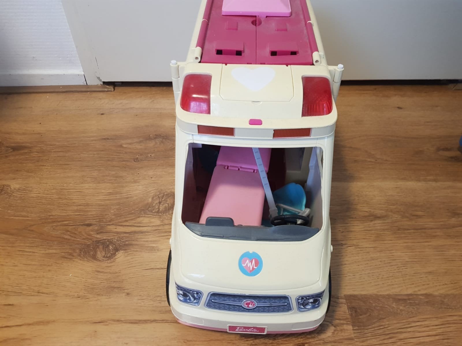 Barbie ambulance Speelset - Dokterscamper, Ophalen of Verzenden, Gebruikt