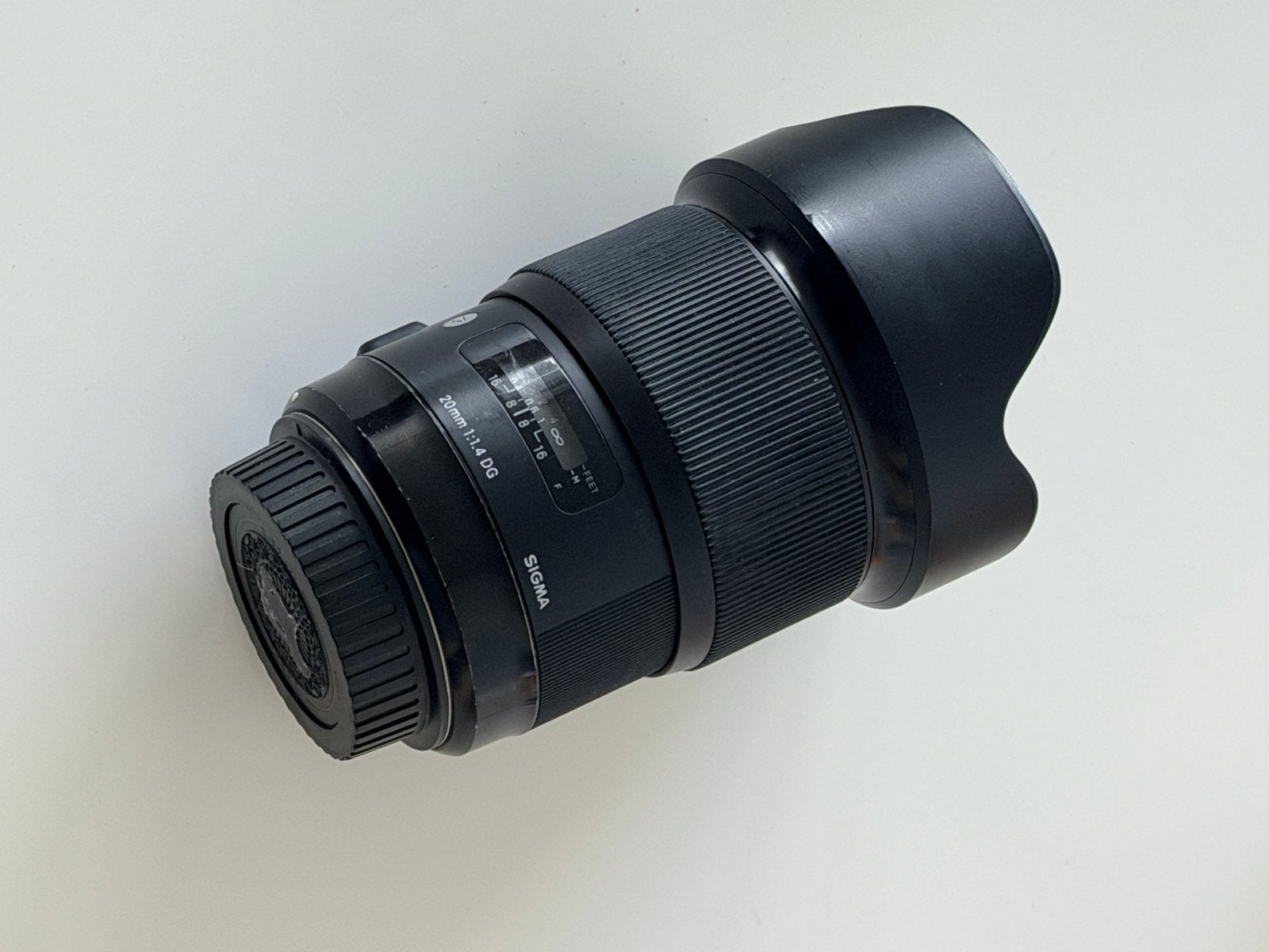Sigma 20mm F1.4 DG HSM ART CANON EF, Ophalen of Verzenden, Gebruikt, Groothoeklens