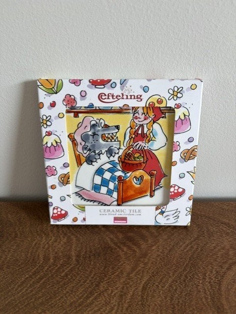 Blond Efteling | keramische tegel 13cm | Roodkapje, Verzamelen, Ophalen of Verzenden, Nieuw, Overige typen