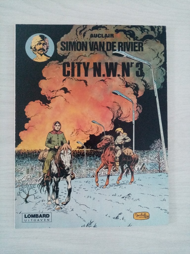 Simon van de rivier, Boeken, Gelezen, Eén stripboek, Ophalen of Verzenden, Auclair