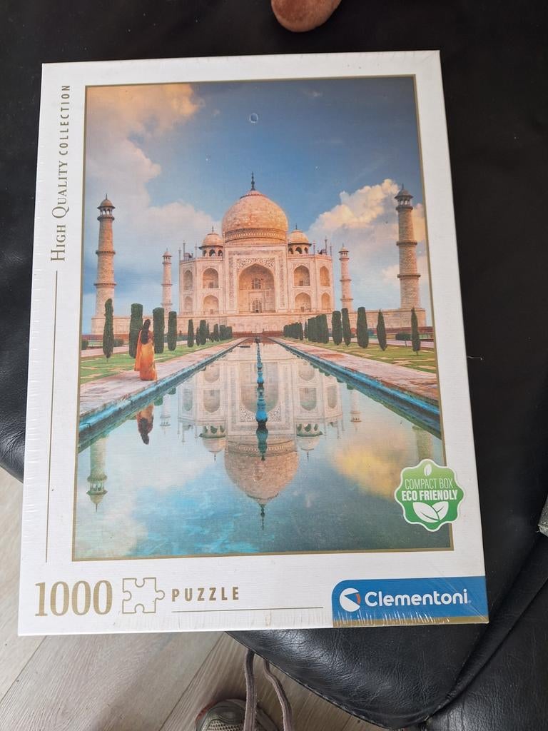 Nieuwe Clementoni legpuzzel Taj Mahal 1000 stukjes, Hobby en Vrije tijd, Denksport en Puzzels, Ophalen of Verzenden