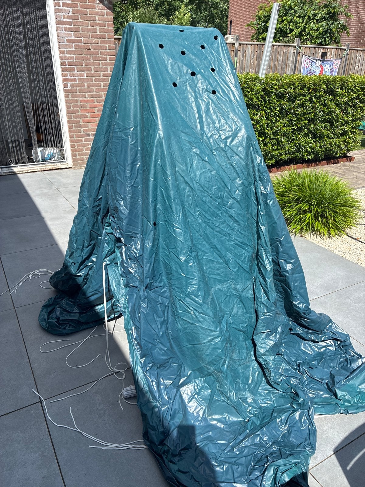Zwembadzeil 4M x 2M - Intex, Ophalen of Verzenden, Gebruikt, Afdekzeil