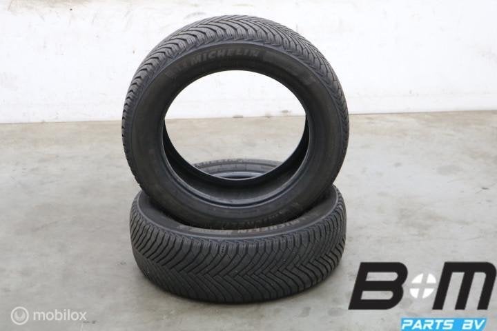 2 x 2055516 91H Michelin Alpin 7 met 7mm 205 55 16, Gebruikt, 16 inch