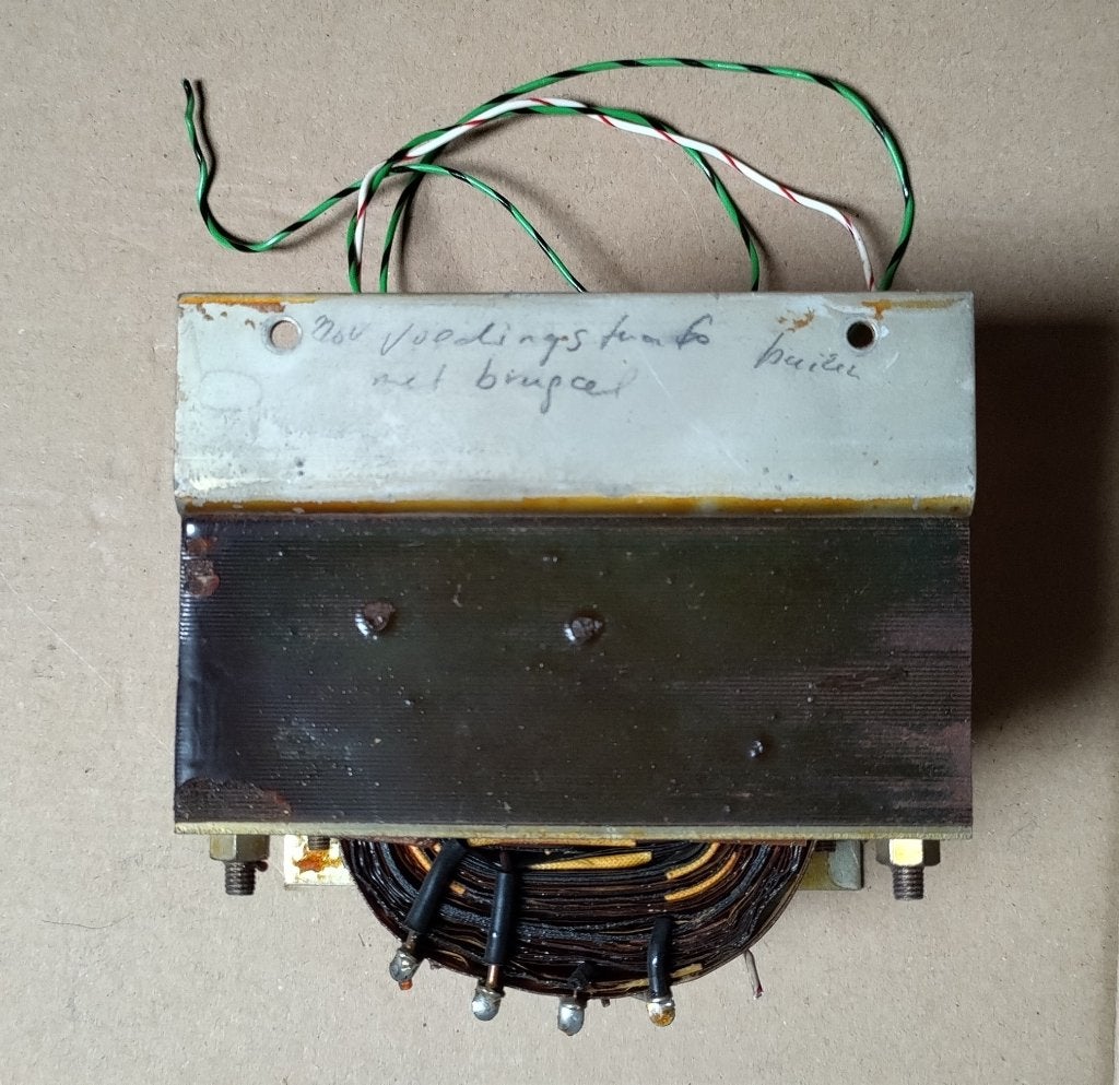 Voedingstransformator trafo tbv buizenradio buizenversterker, Ophalen of Verzenden, Gebruikt