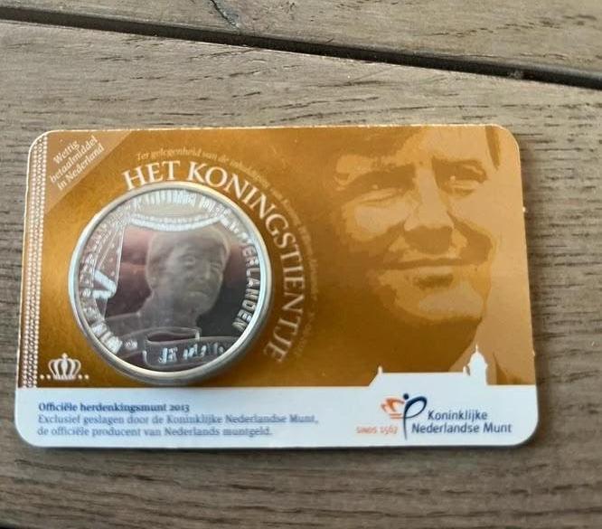 10 Euro 2013 Koningsmunt UNC Coincard, Vóór koninkrijk, Euro's, Ophalen of Verzenden, Geboorte of Huwelijk