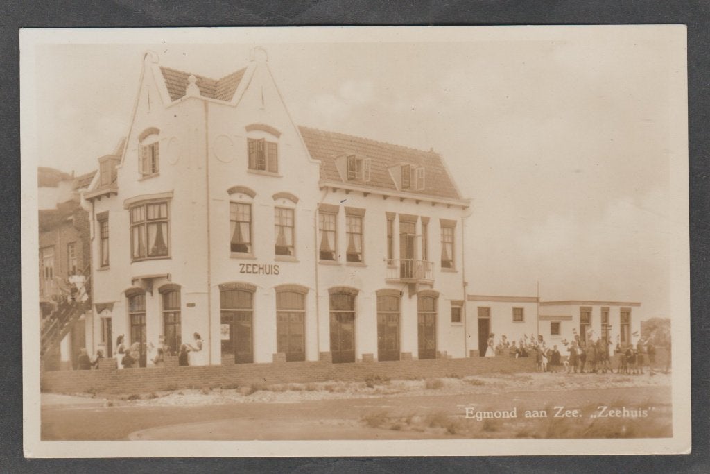 egmond aan zee zeehuis, Verzenden, 1940 tot 1960, Gelopen, Noord-Holland