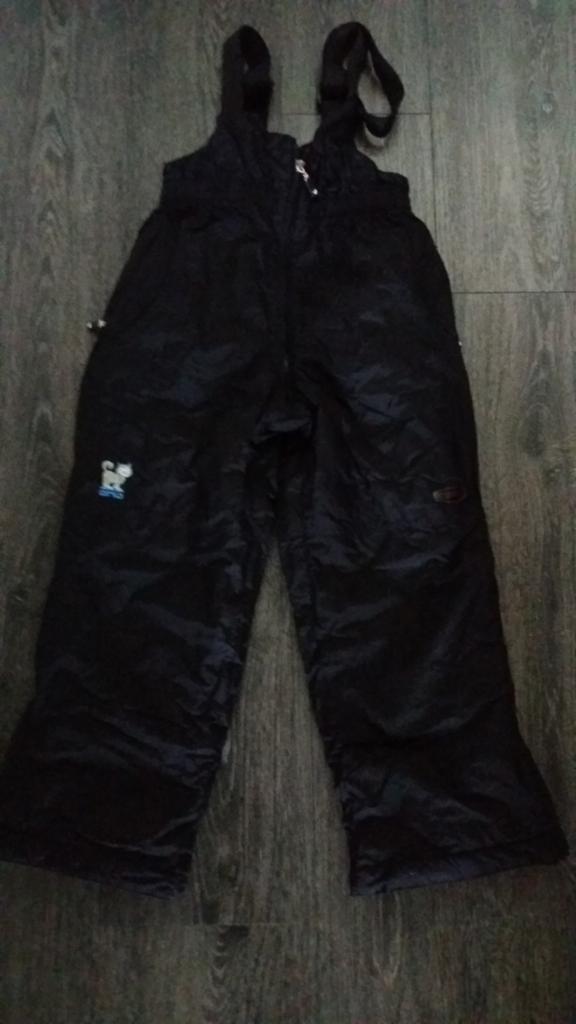 Skibroek zwart maat 122/128, Kinderen en Baby's, Kinderkleding | Maat 122, Ophalen, Jongen of Meisje, Broek