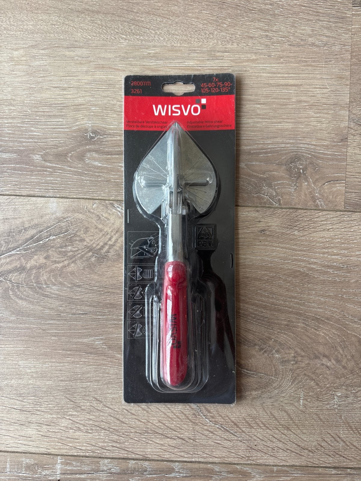 WISVO Verstelbare Versteksschaar - Nieuw in verpakking, Doe-het-zelf en Verbouw, Ophalen of Verzenden, Nieuw
