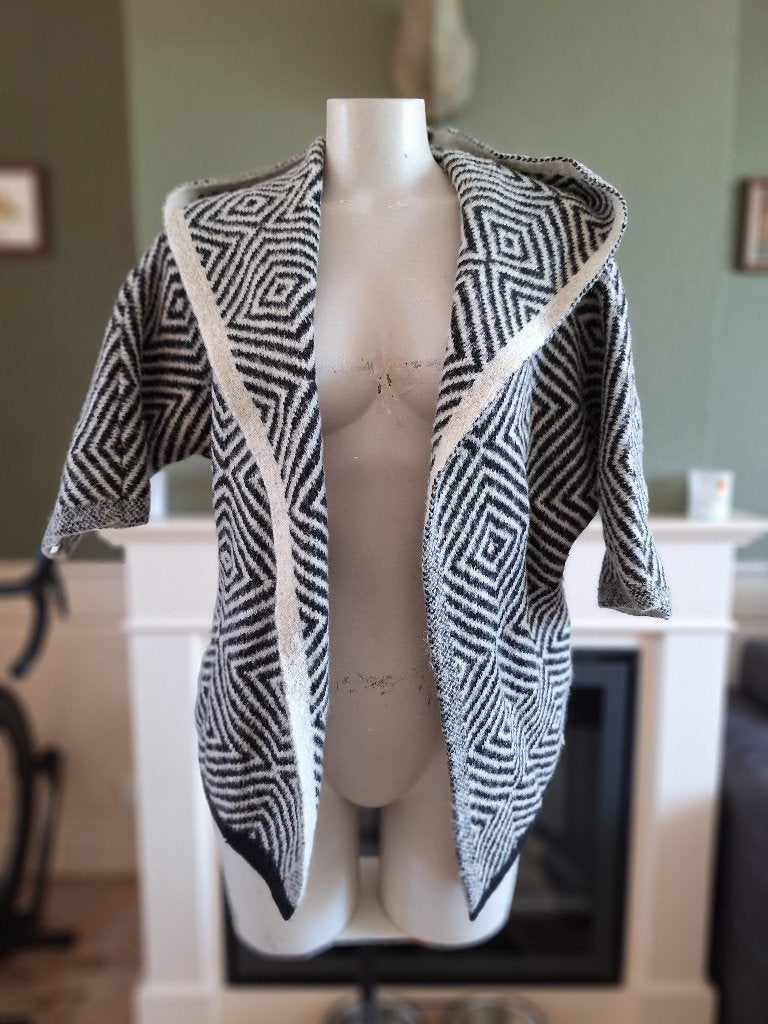 Rinascimento zwart off white heerlijk warm vest L, Overige kleuren, Verzenden, Zo goed als nieuw, Rinascimento
