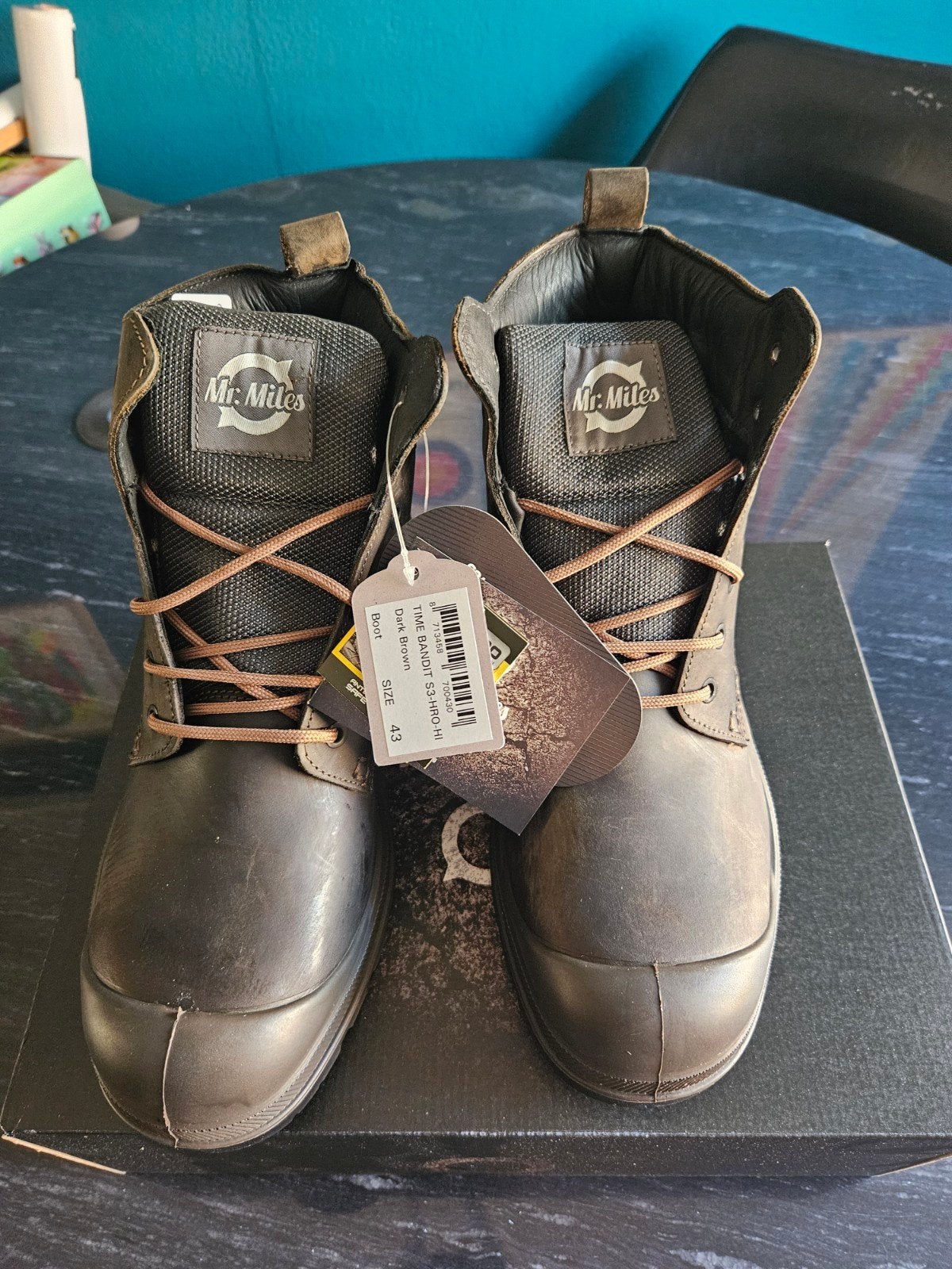 Mr. Miles Time Bandit S3 HRO-HI-CI-SRC Werklaarzen maat43, Bruin, Nieuw, Ophalen of Verzenden, Werkschoenen