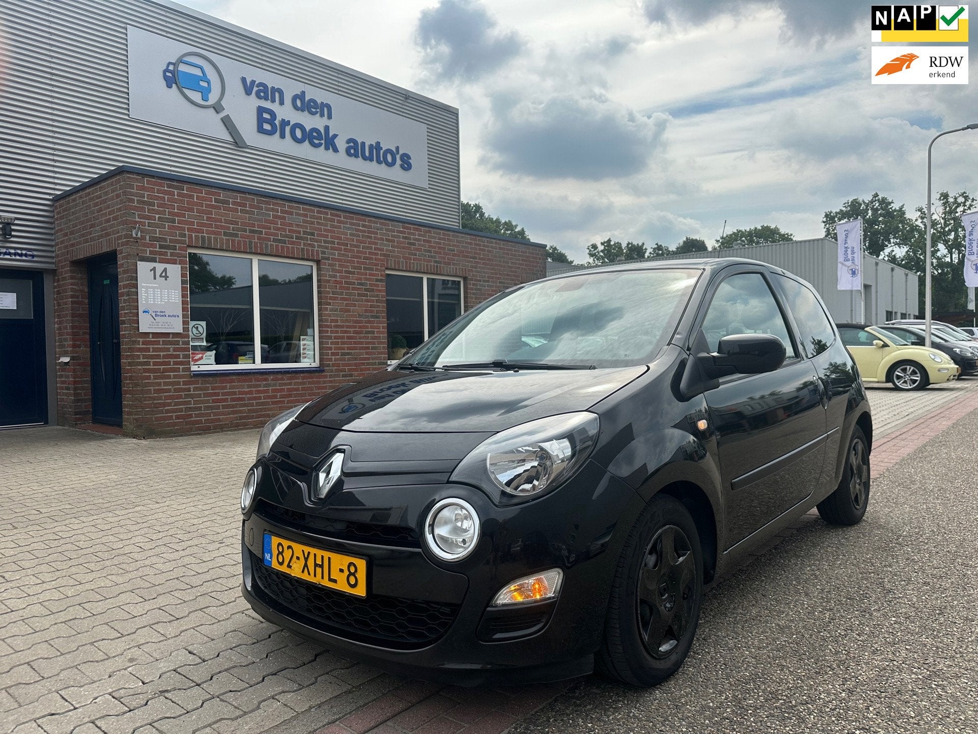 Renault Twingo 1.2 16V Dynamique, Voorwielaandrijving, Gebruikt, Zwart, 4 cilinders