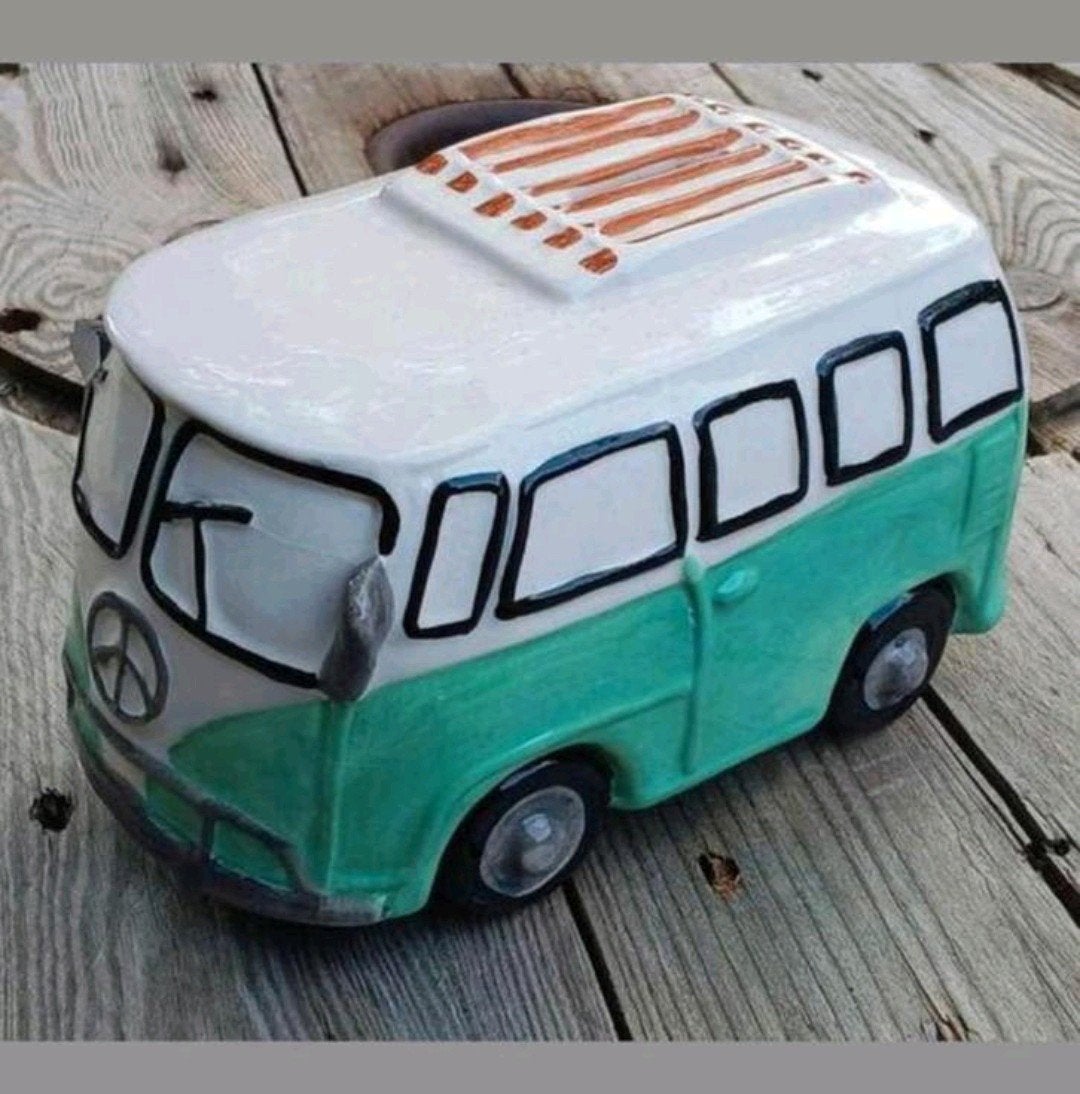 Leuke Hippie Bus Spaarpot - Zo Goed Als Nieuw, Ophalen of Verzenden