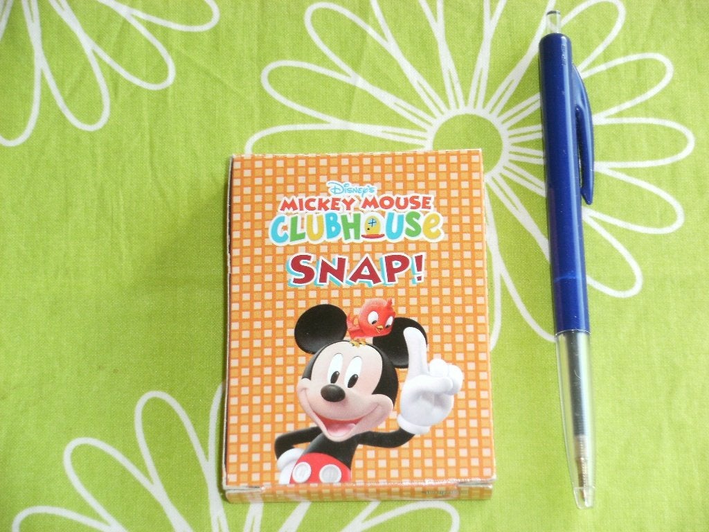Mickey Mouse Snap kaartspel, Hobby en Vrije tijd, Een of twee spelers, Ophalen of Verzenden, Zo goed als nieuw