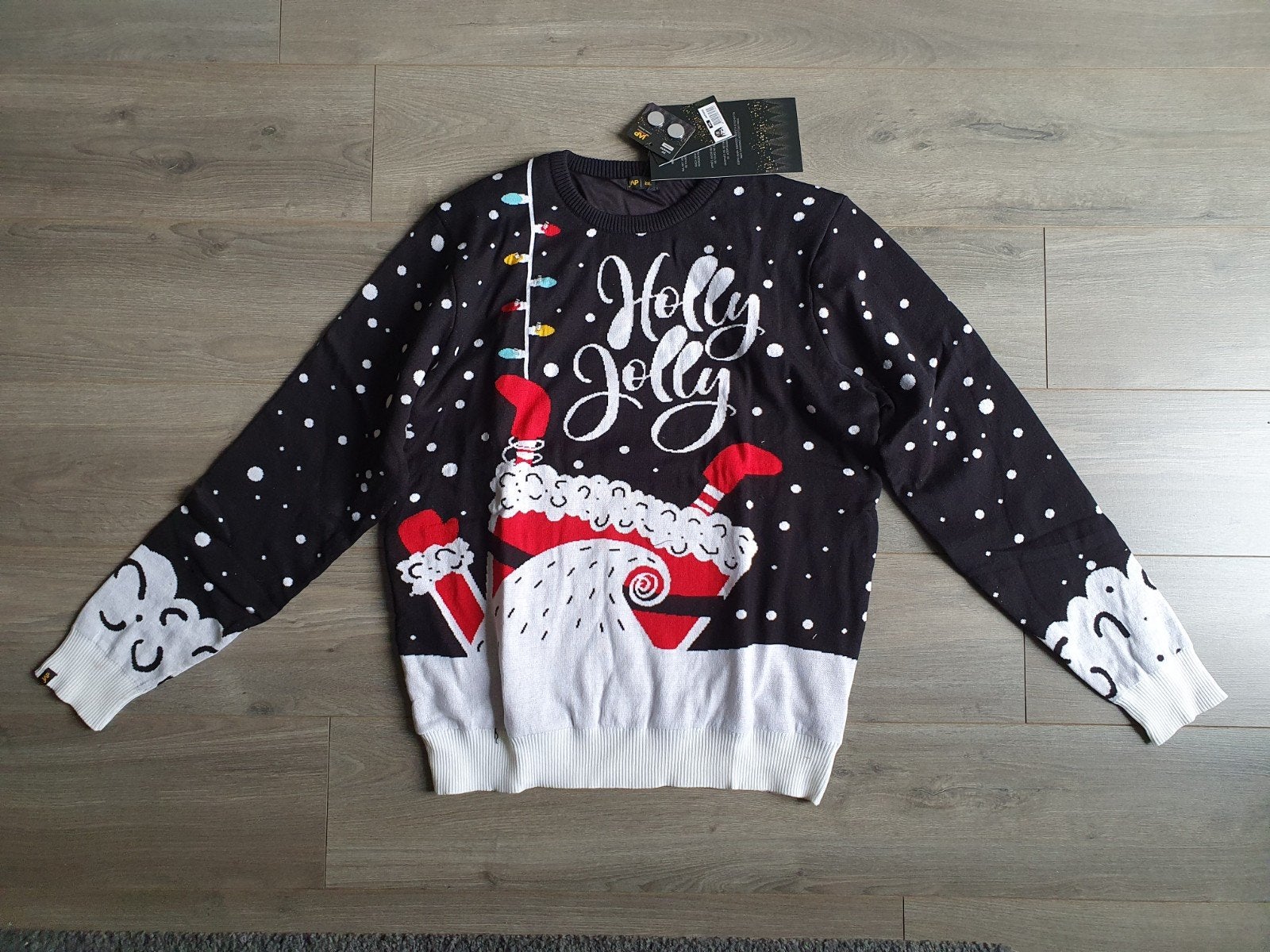 JAP Holly Jolly foute kersttrui met lichtjes maat XXL, Ophalen of Verzenden, Nieuw, Overige maten, JAP