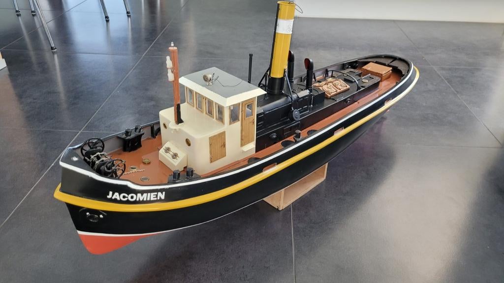 Sleepboot Jacomien 105x25 cm, Hobby en Vrije tijd, Modelbouw | Boten en Schepen, Ophalen, Groter dan 1:32