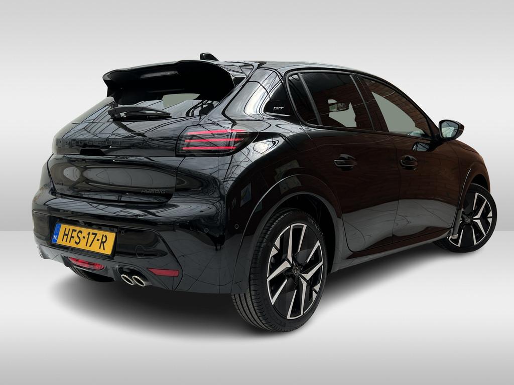 Peugeot 208 Hybrid 145 e-DCS6 GT Navi | Airco | Drive Assist, 1203 kg, Gebruikt, 1199 cc, Zwart