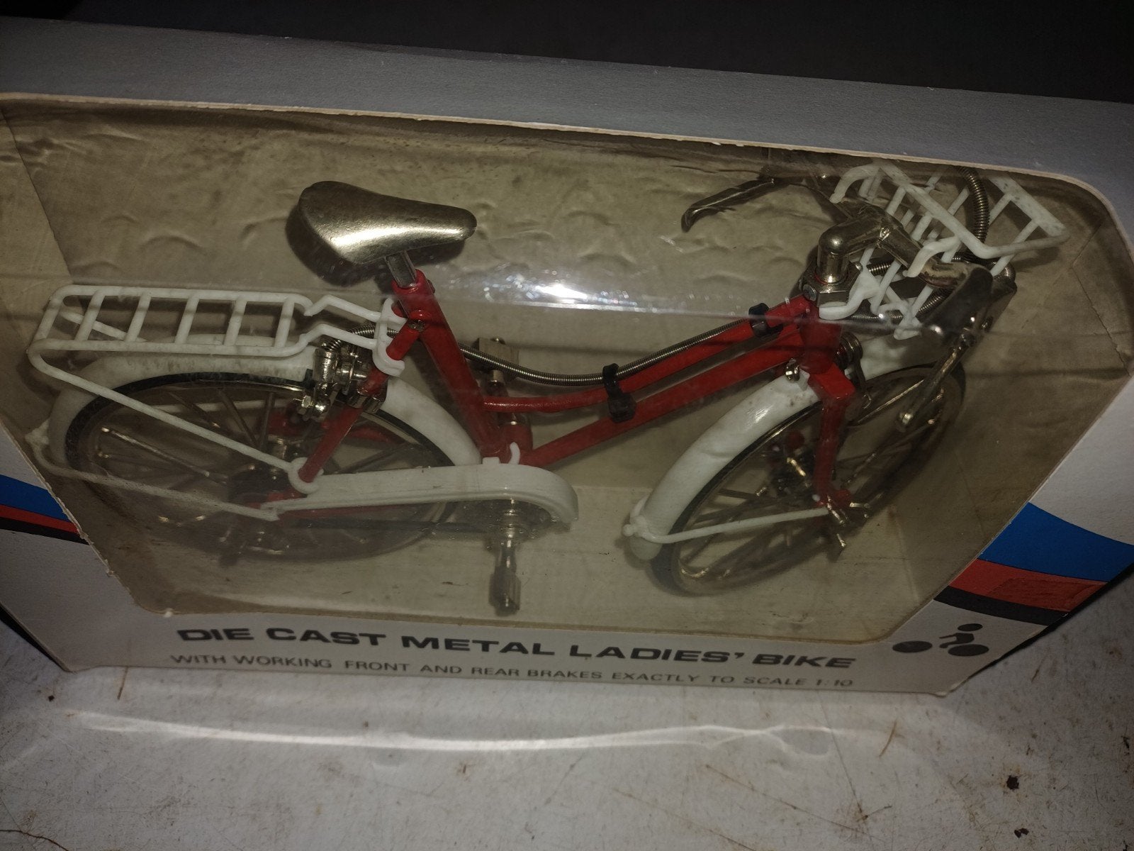 Vintage MY TOY Die Cast Metal Damesfiets Schaal 1:10, Ophalen of Verzenden, Nieuw