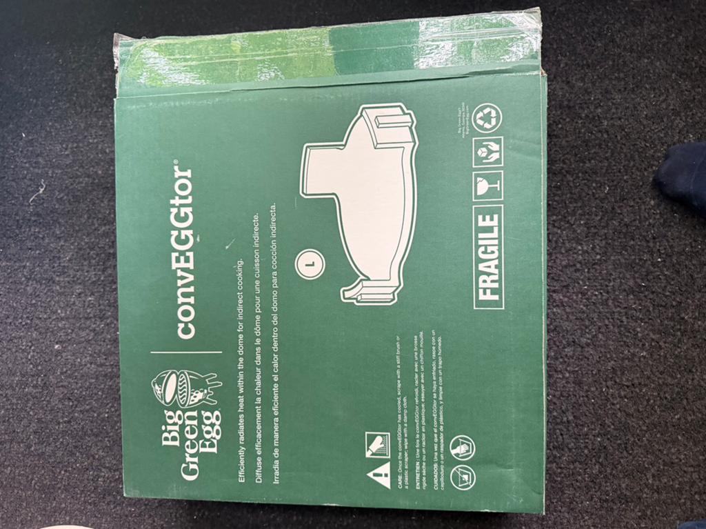 Big Green Egg L ConvEGGTor - nieuw in doos, Ophalen of Verzenden, Nieuw