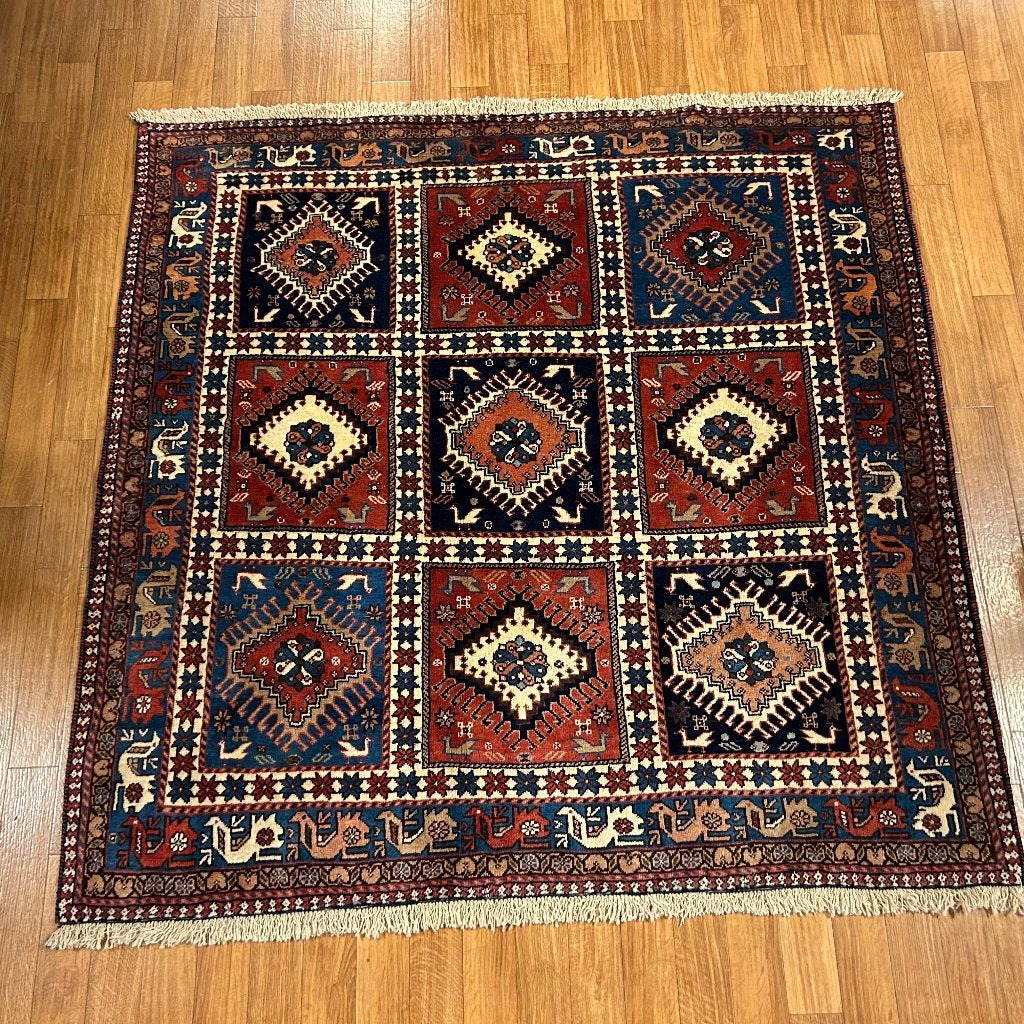 perzisch tapijt yalameh – 153 x 152 cm – Gratis bezorgd, Taag 63, 2491 CS, Den Haag (Forepark), 150 tot 200 cm, Vierkant, Nieuw