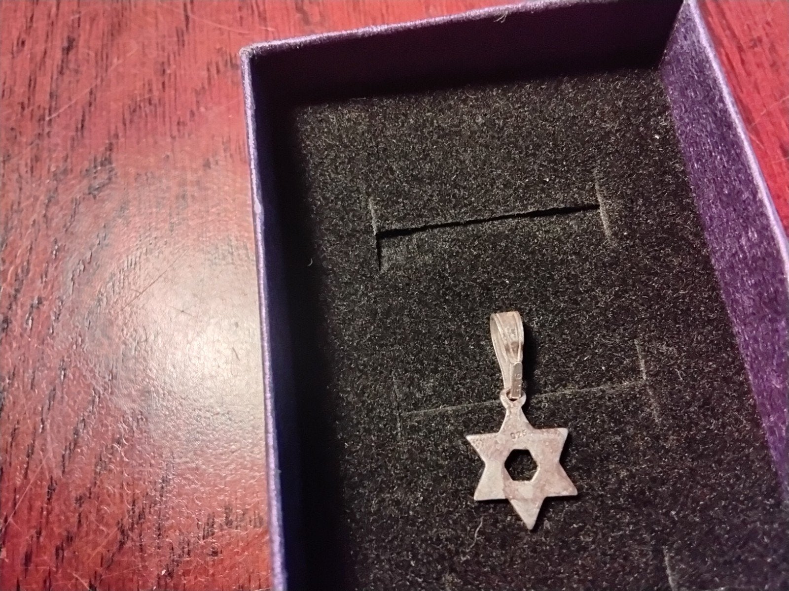 Zilveren David ster, Sieraden, Tassen en Uiterlijk, Kettinghangers, Ophalen of Verzenden, Zilver, Zilver